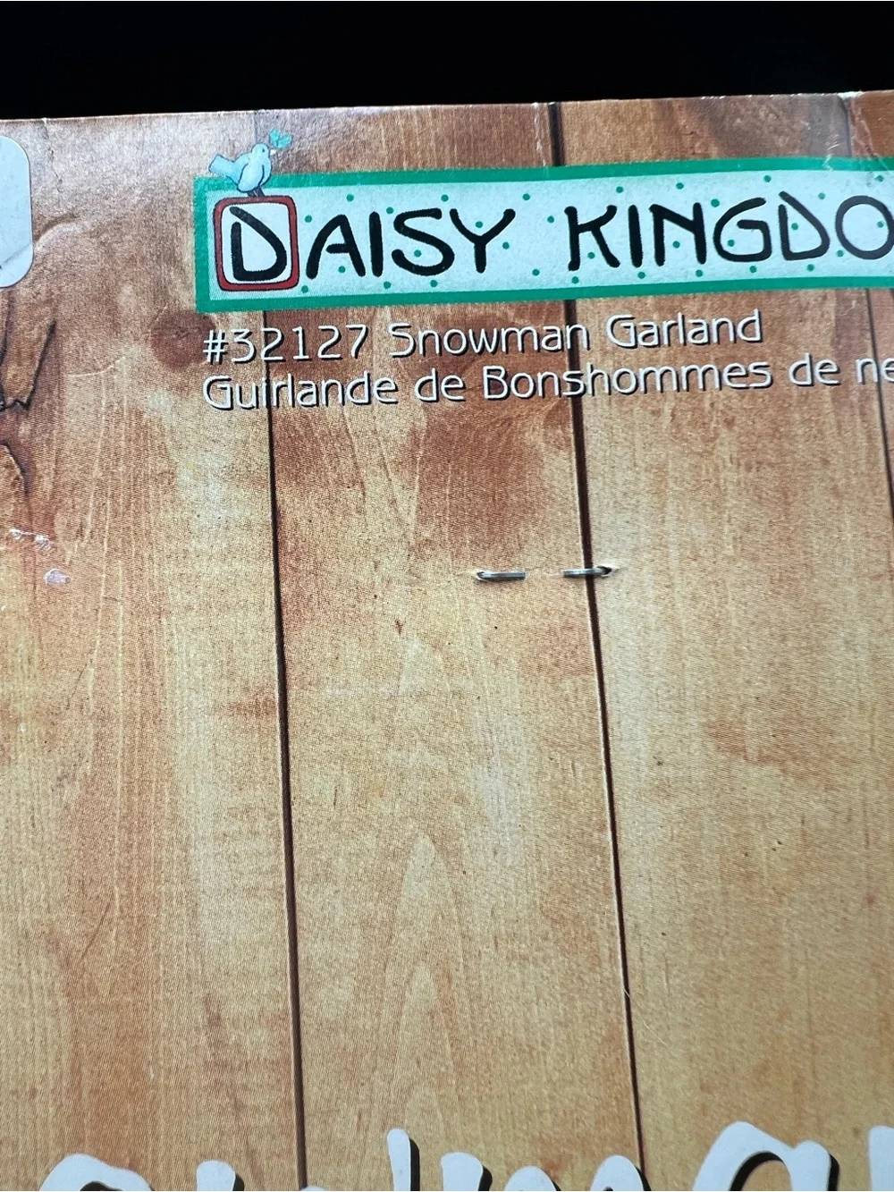 Vintage Daisy Kingdom Fabric Panel Stitch N Stuff Make 4 Snowman Garland Doll